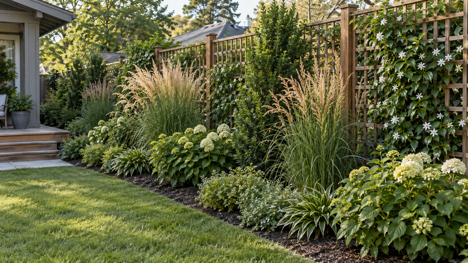 A practical step related to how to create privacy in a backyard without building a fence