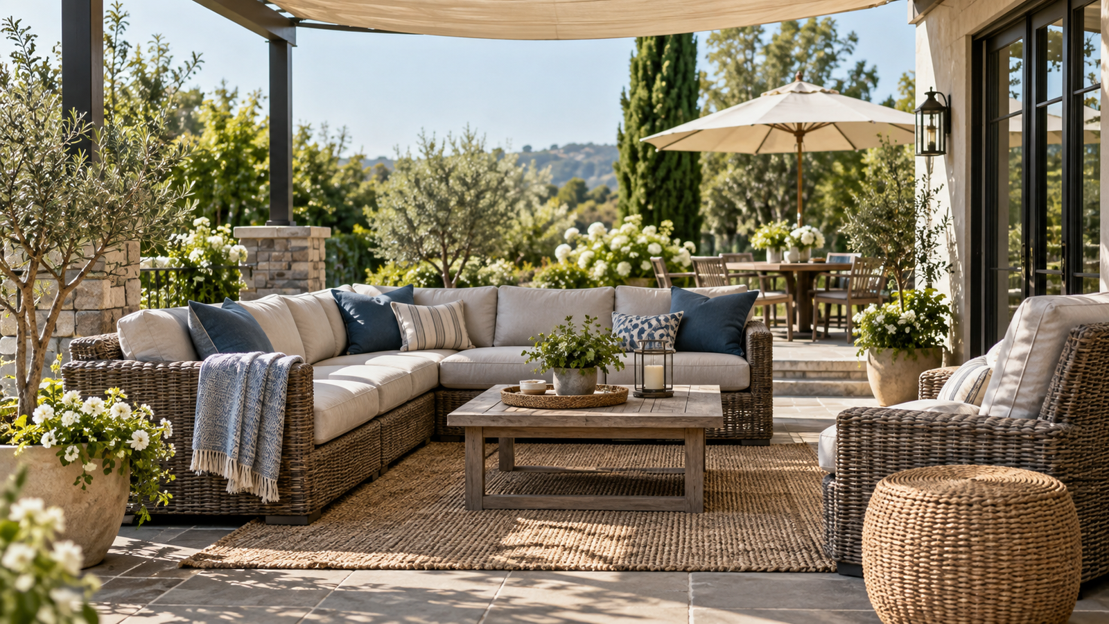 Home and garden details supporting how to choose outdoor furniture for your climate