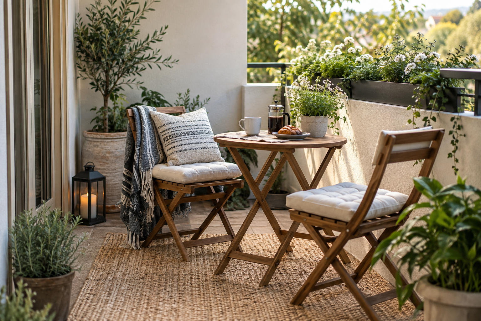 How to Set Up a Comfortable Small Patio