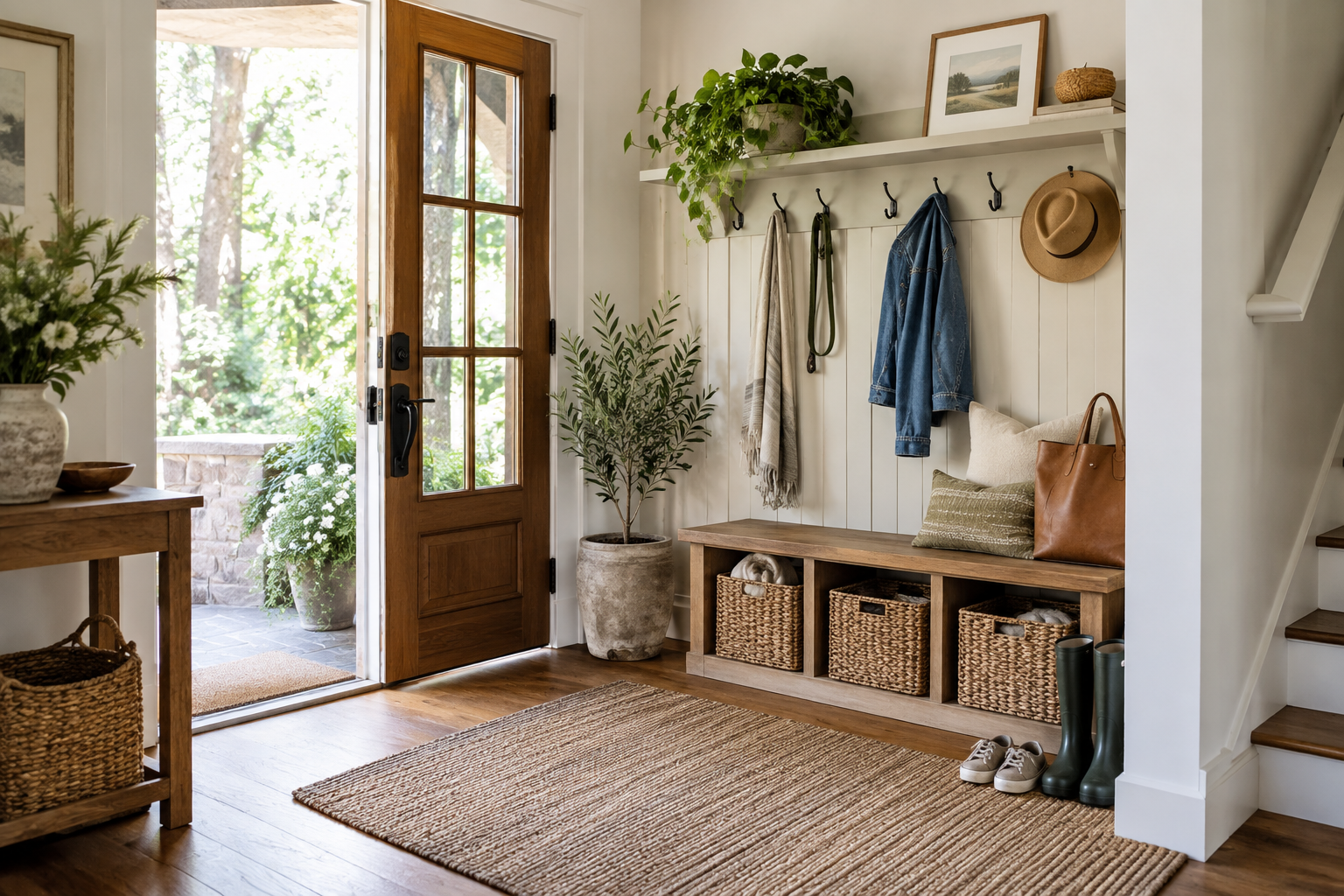 How to Create a Simple Entryway Drop Zone