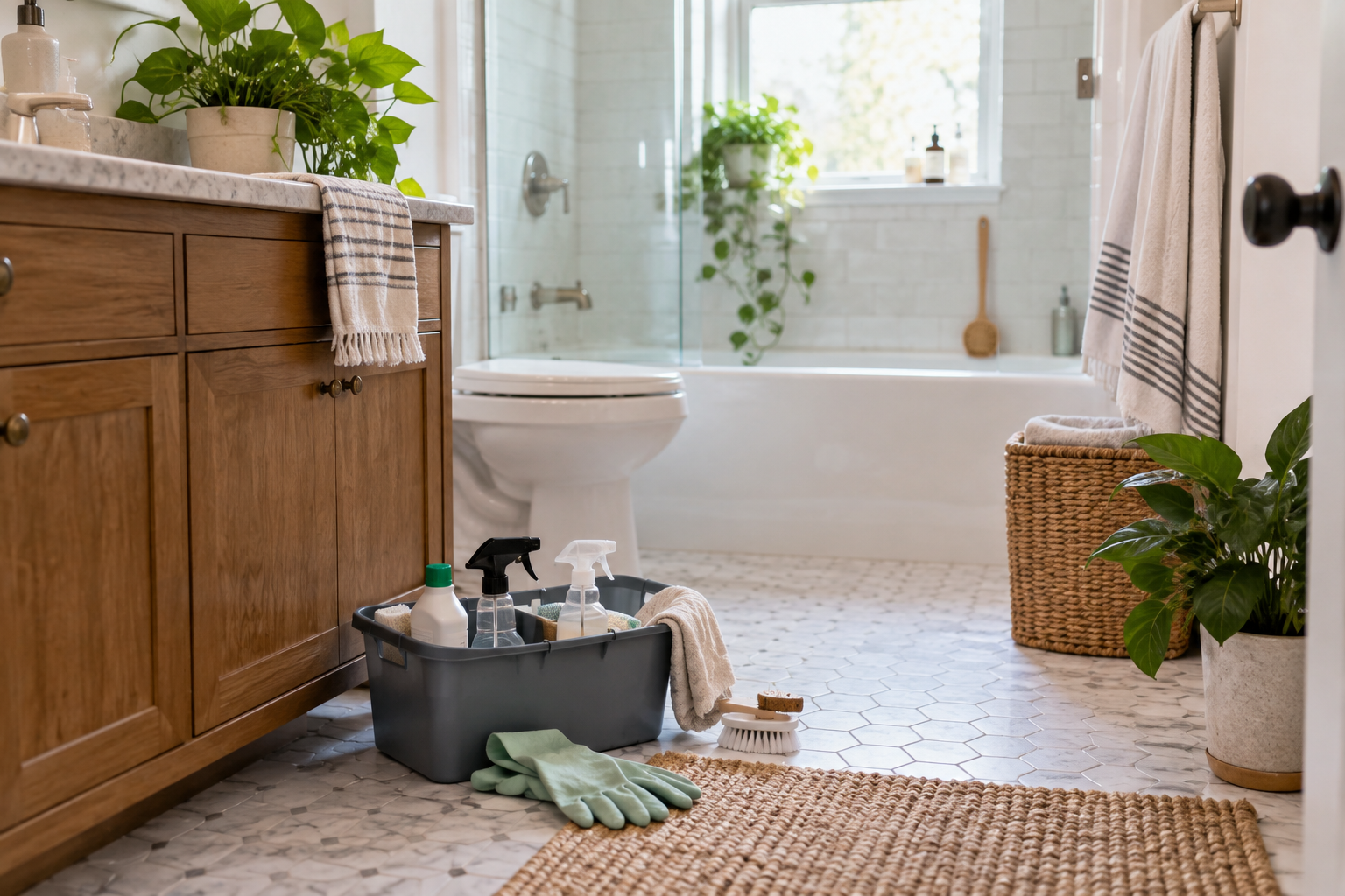 How to Deep Clean a Bathroom Step by Step