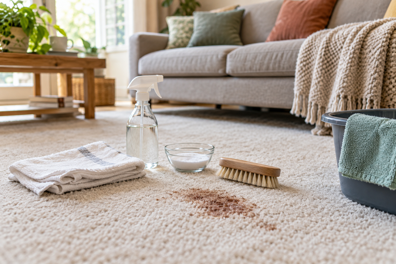 How to Remove Common Carpet Stains Safely